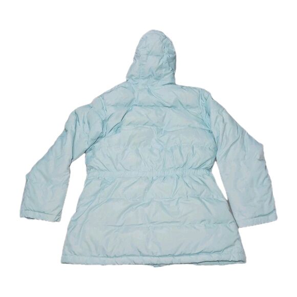 Vintage Gap Womens Down Fill Puffer Jacket Small Coat Quilted Hooded Waterfowl S - Picture 10 of 16